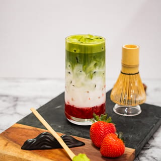 Strawberry Matcha Bliss