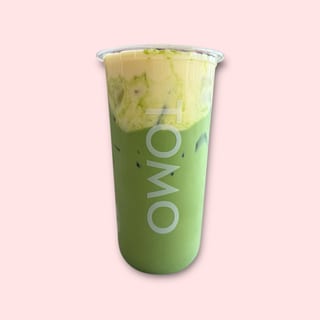 Corn Milk Matcha Latte