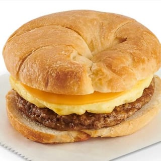 Croissant Sandwich, Sausage, Cage Free Egg & Cheese