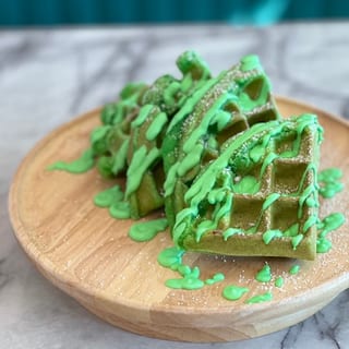Mochi Waffle - Pandan
