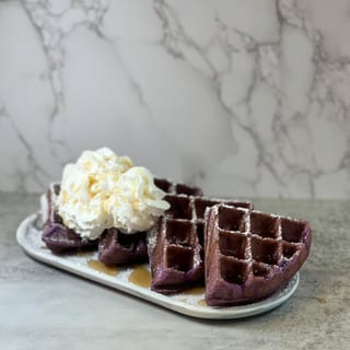 Ube Mochi Waffle