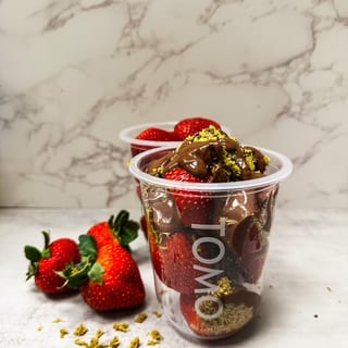 Dubai Chocolate Covered Strawberries